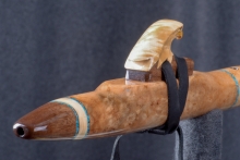 Maple Burl Native American Flute, Minor, Mid G-4, #S10C